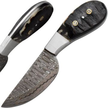 Wild Turkey Handmade Full Tang Real Damascus Hunting Knife (DM-51)